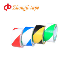 Two-tone stripe adhesive pvc custom warning tape